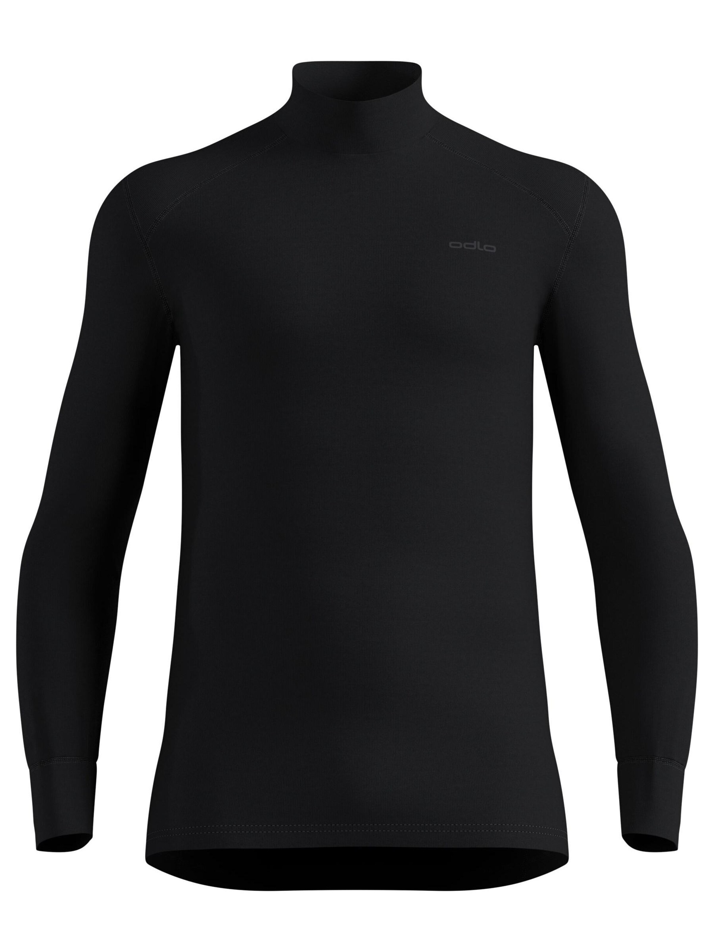 Base layer 'ACTIVE WARM' di ODLO in nero: frontale