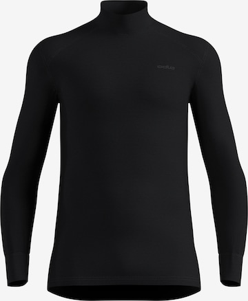 Base layer 'ACTIVE WARM' di ODLO in nero: frontale