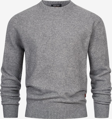 Pull-over 'INTrax' INDICODE JEANS en gris : devant