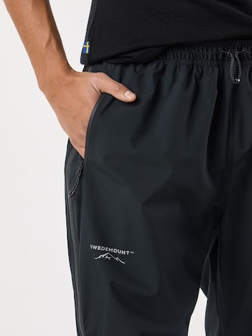 SWEDEMOUNT Regular Outdoorbroek 'Abisko' in Zwart