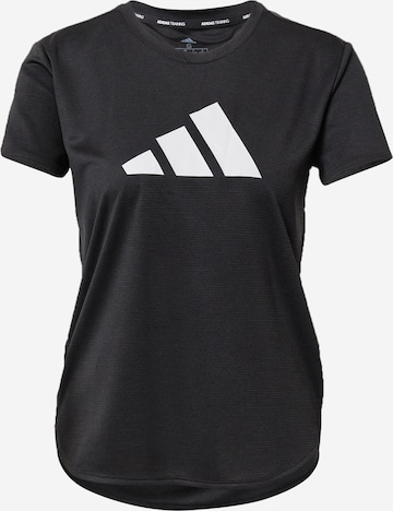 ADIDAS PERFORMANCE Functioneel shirt in Zwart: voorkant