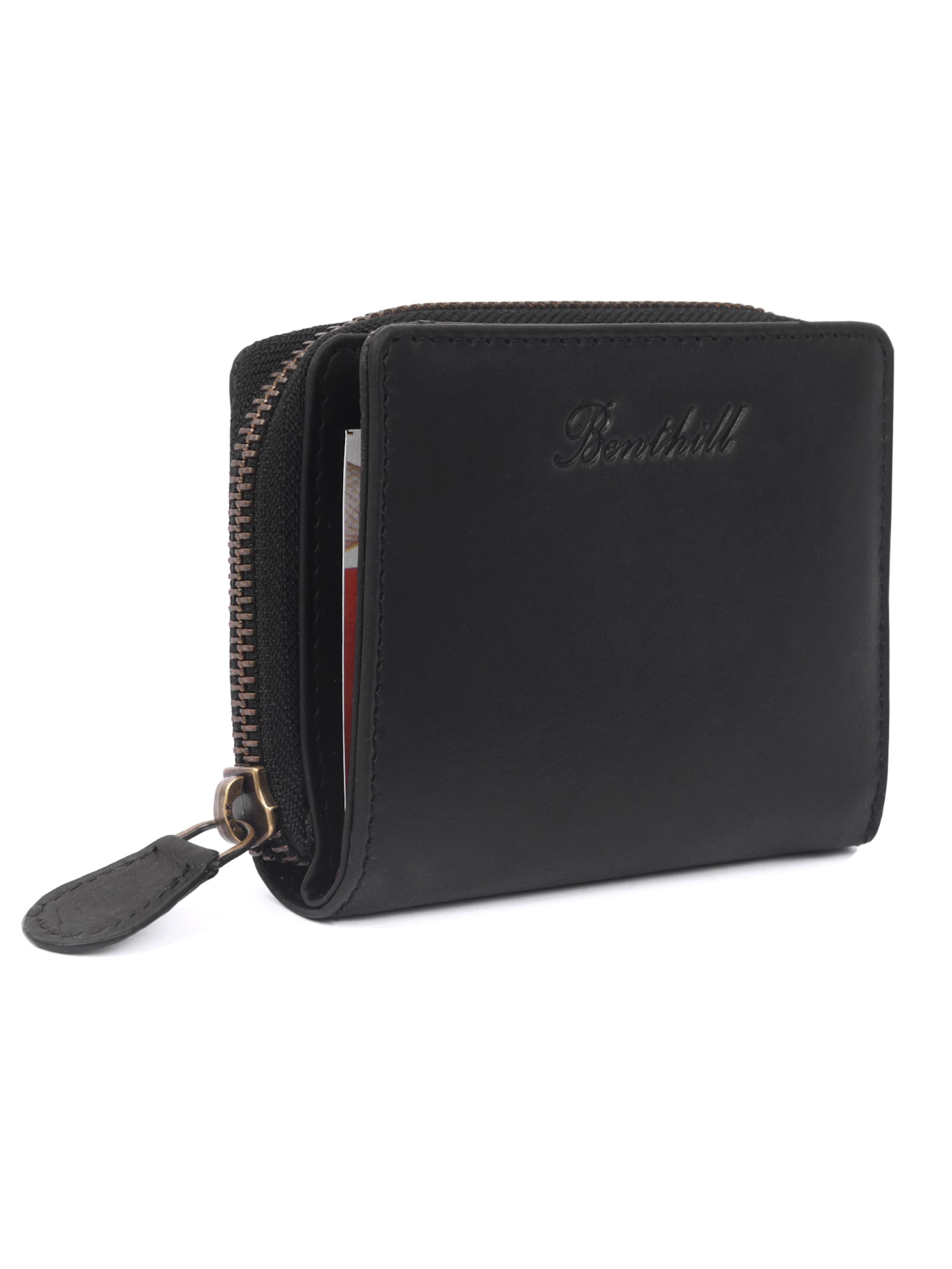 Benthill Wallet in Black: front