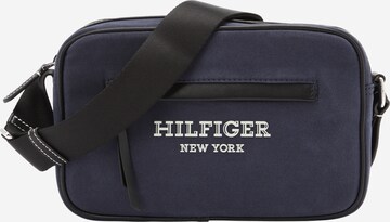 Borsa a tracolla di TOMMY HILFIGER in blu: frontale