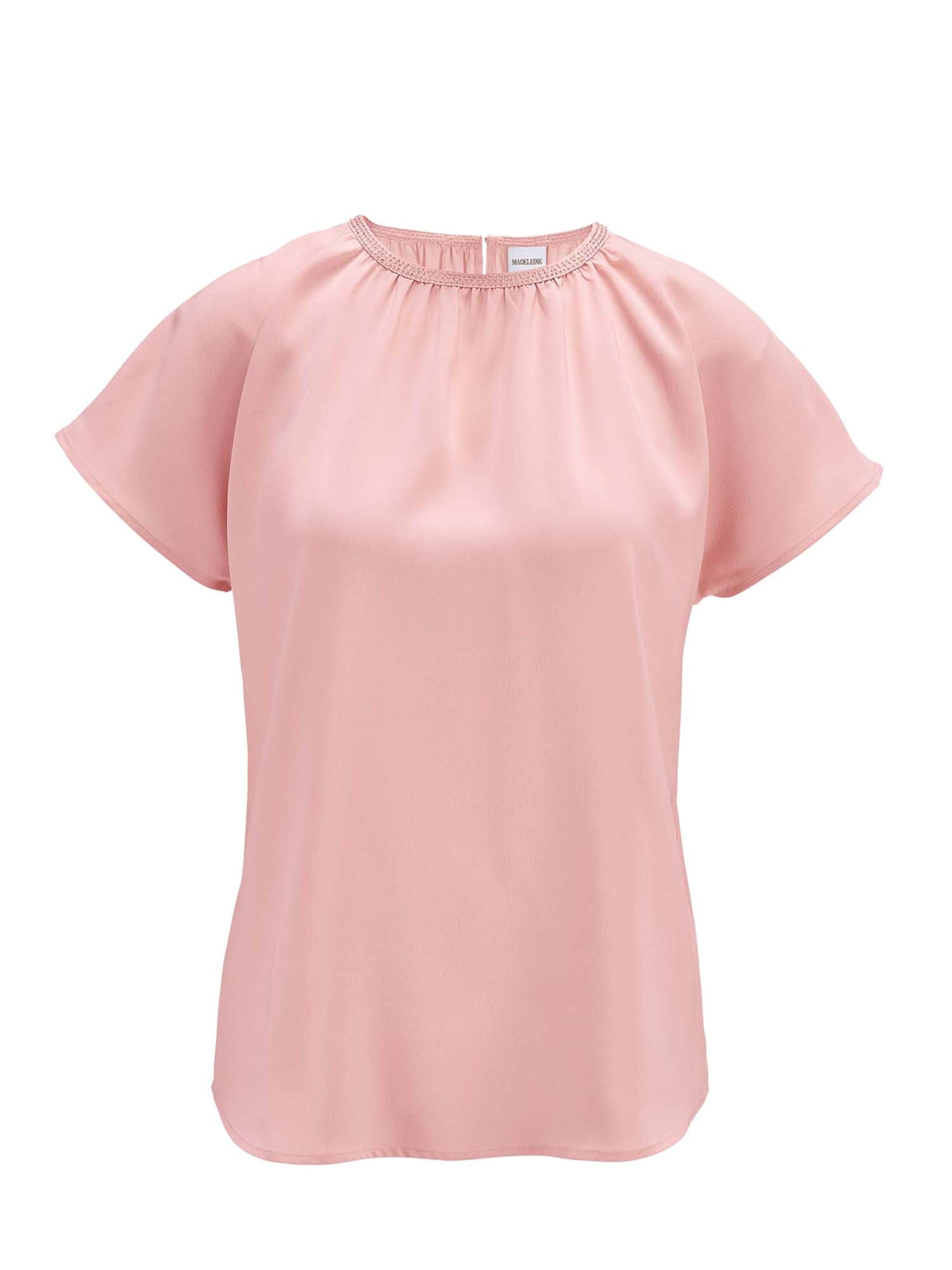 MADELEINE Bluse in Pink: Vorderseite
