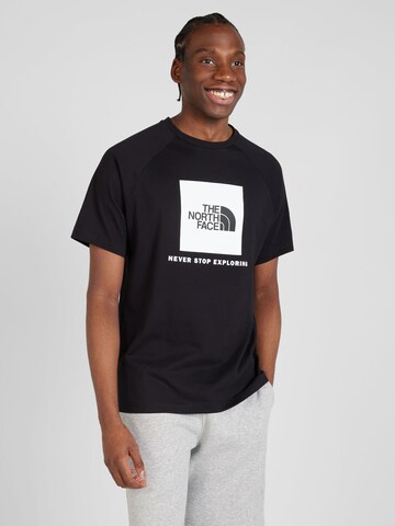 THE NORTH FACE T-Shirt 'REDBOX' in Schwarz: predná strana