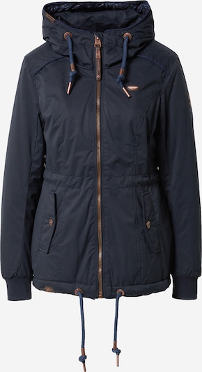 Ragwear Parka mi-saison 'DANKA' en bleu marine / bleu foncé / bronze, Vue avec produit