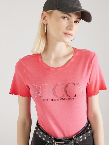 T-shirt 'HOLLY' Soccx en rose
