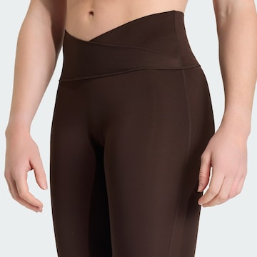 Skinny Pantalon de sport 'Studio All Me' ADIDAS PERFORMANCE en marron