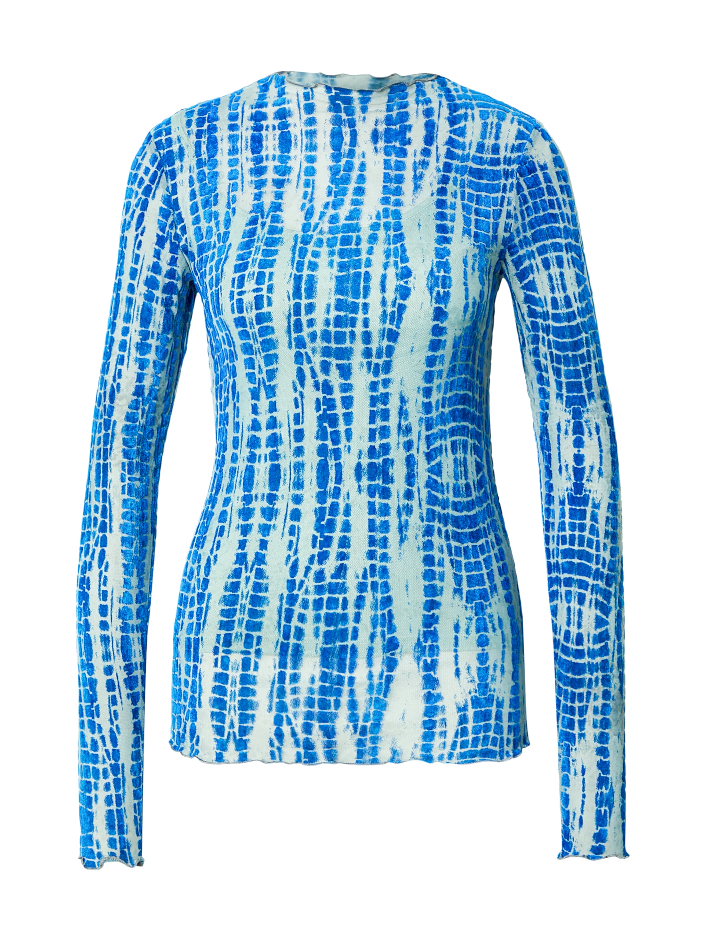 T-shirt 'ROUMEENA' VILA ROUGE EDIT en bleu : devant