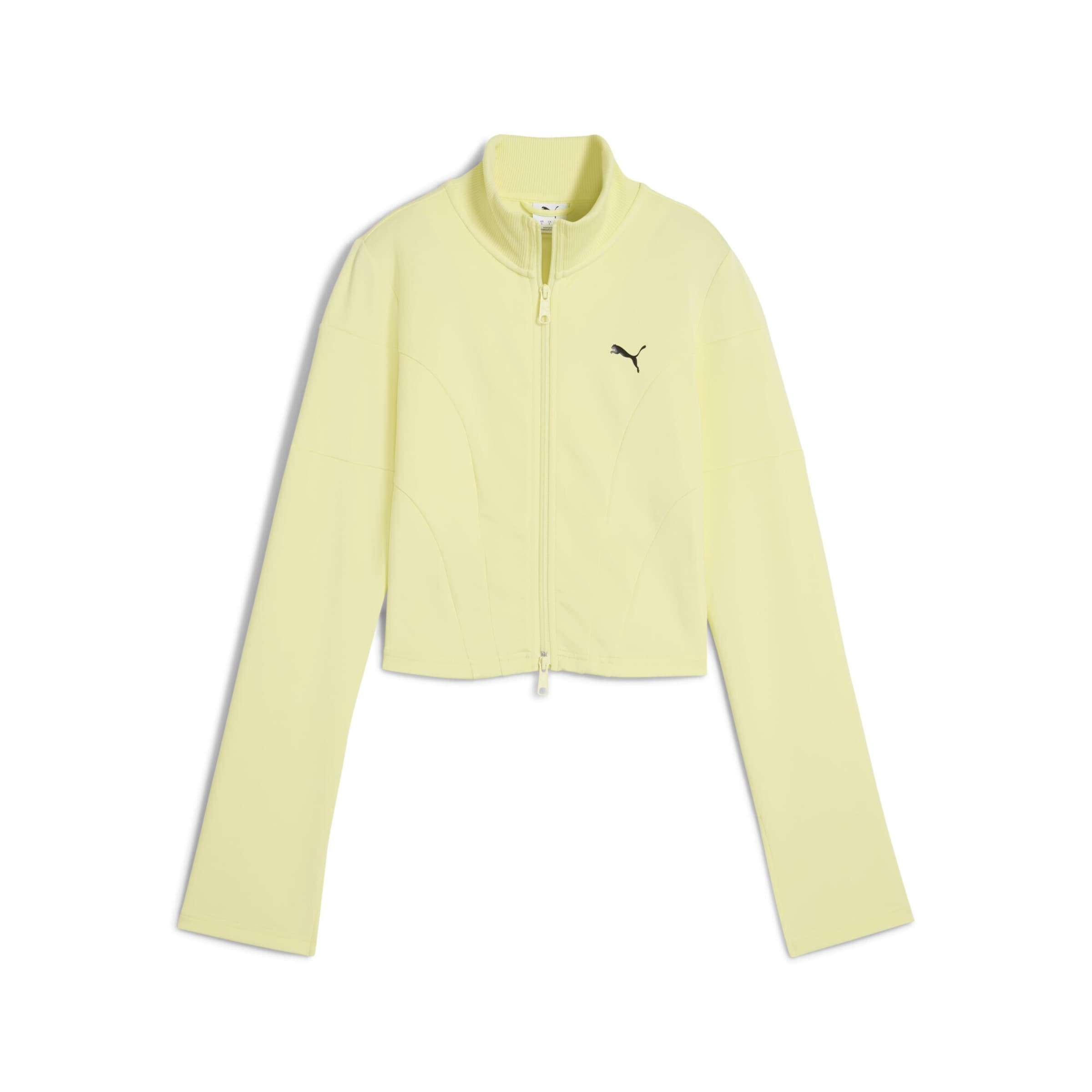 PUMA Sportief sweatvest 'Dare To' in Geel: voorkant