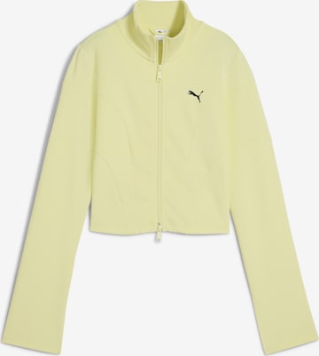 Veste de survêtement 'Dare To' PUMA en jaune : devant