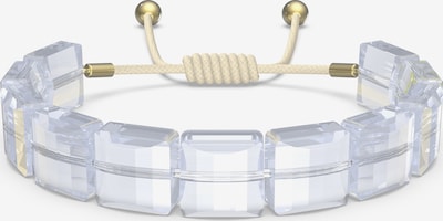 Swarovski Armband 'Letra' in de kleur Beige / Geel / Goud / Zilver / Wit, Productweergave