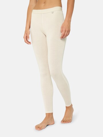 Regular Pantalon fonctionnel 'Merino' DANISH ENDURANCE en blanc : devant