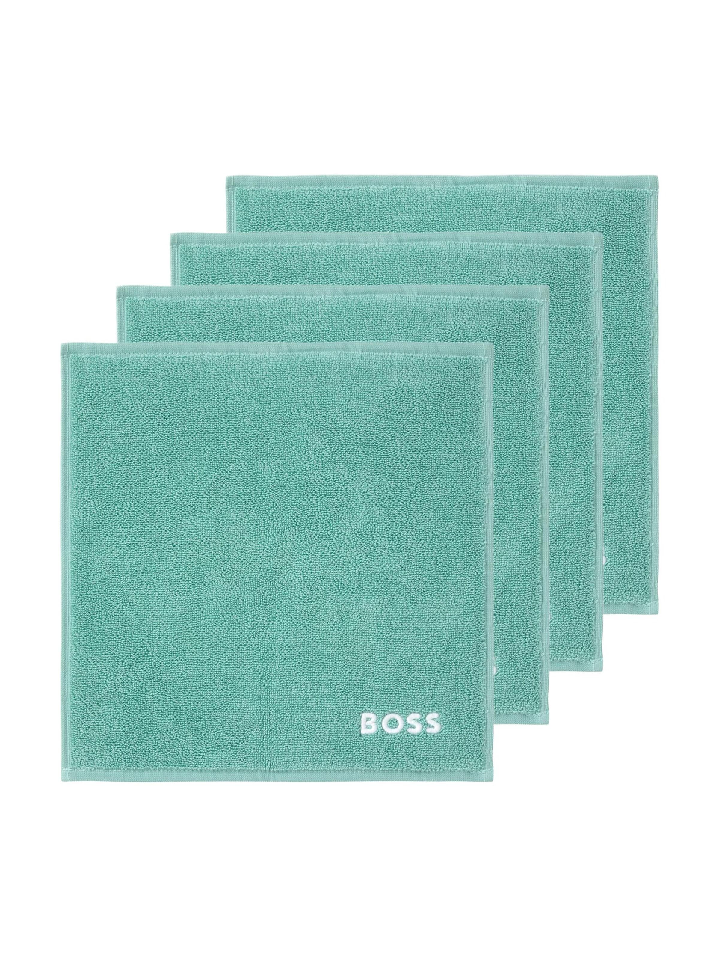 BOSS Home Towel 'EDGE' in Blue