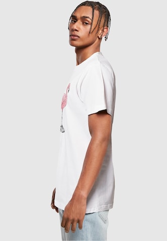 Maglietta 'Flamingo' di Mister Tee in bianco