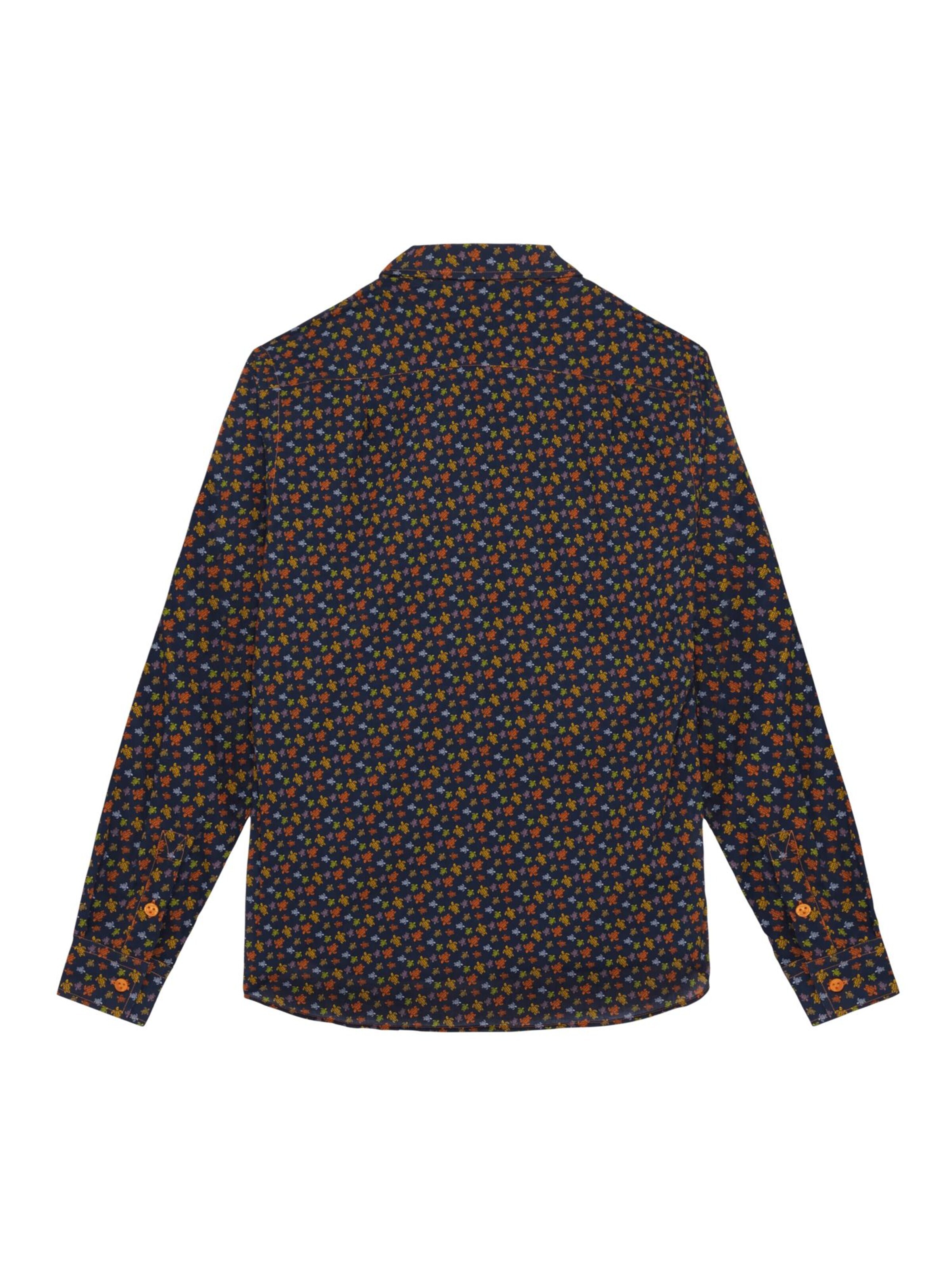 Coupe regular Chemise Vilebrequin en orange