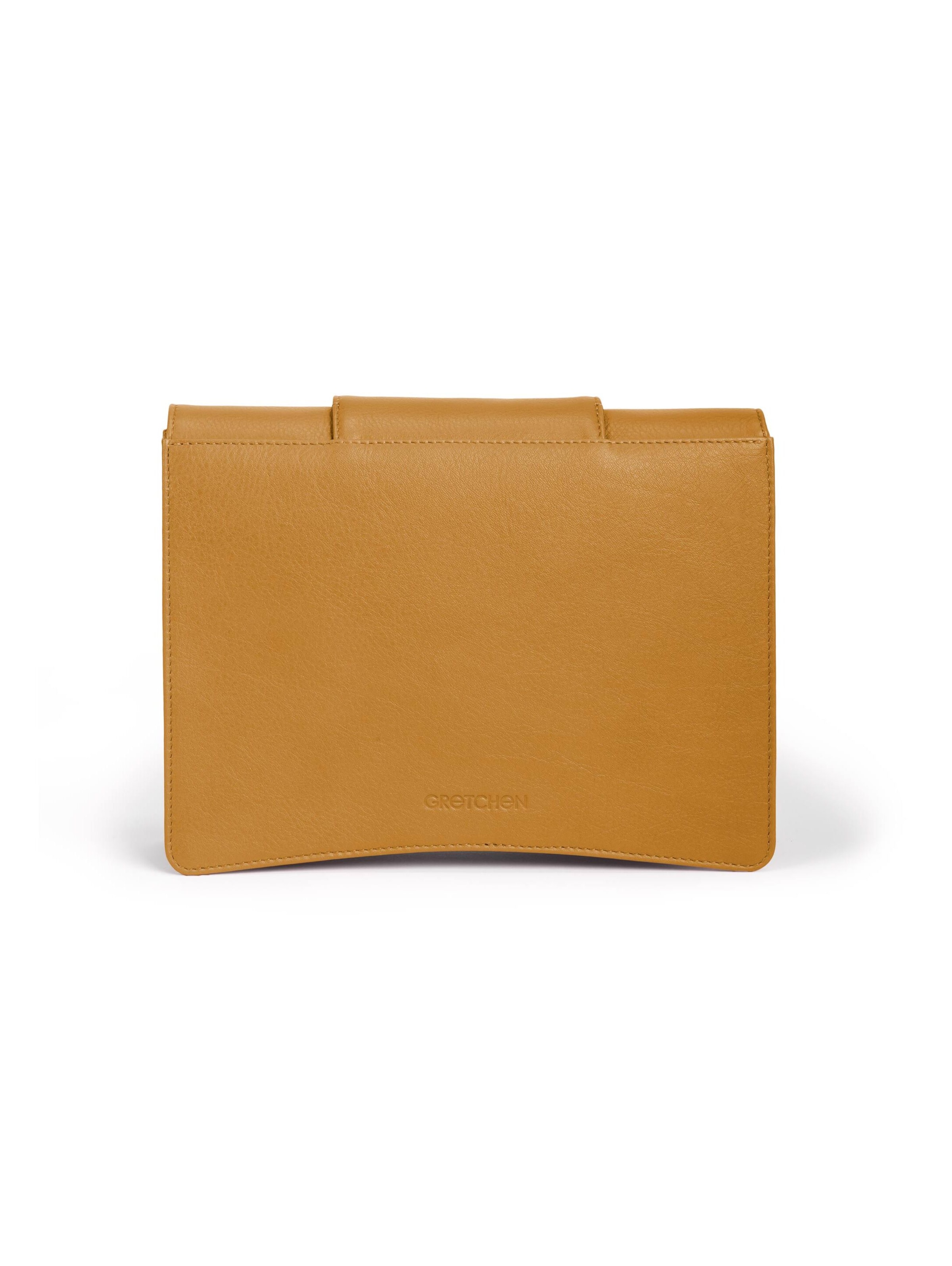 Gretchen Clutch 'OysterThree' in Yellow