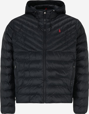Polo Ralph Lauren Big & Tall Between-season jacket in Black: front