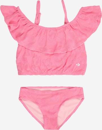 rožinė CONVERSE Biustjė Bikinis: priekis