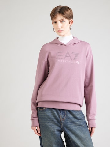 rozā EA7 Emporio Armani Sportisks džemperis: no priekšpuses