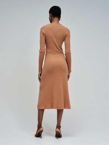 Salsa Jeans Jurk in Bruin