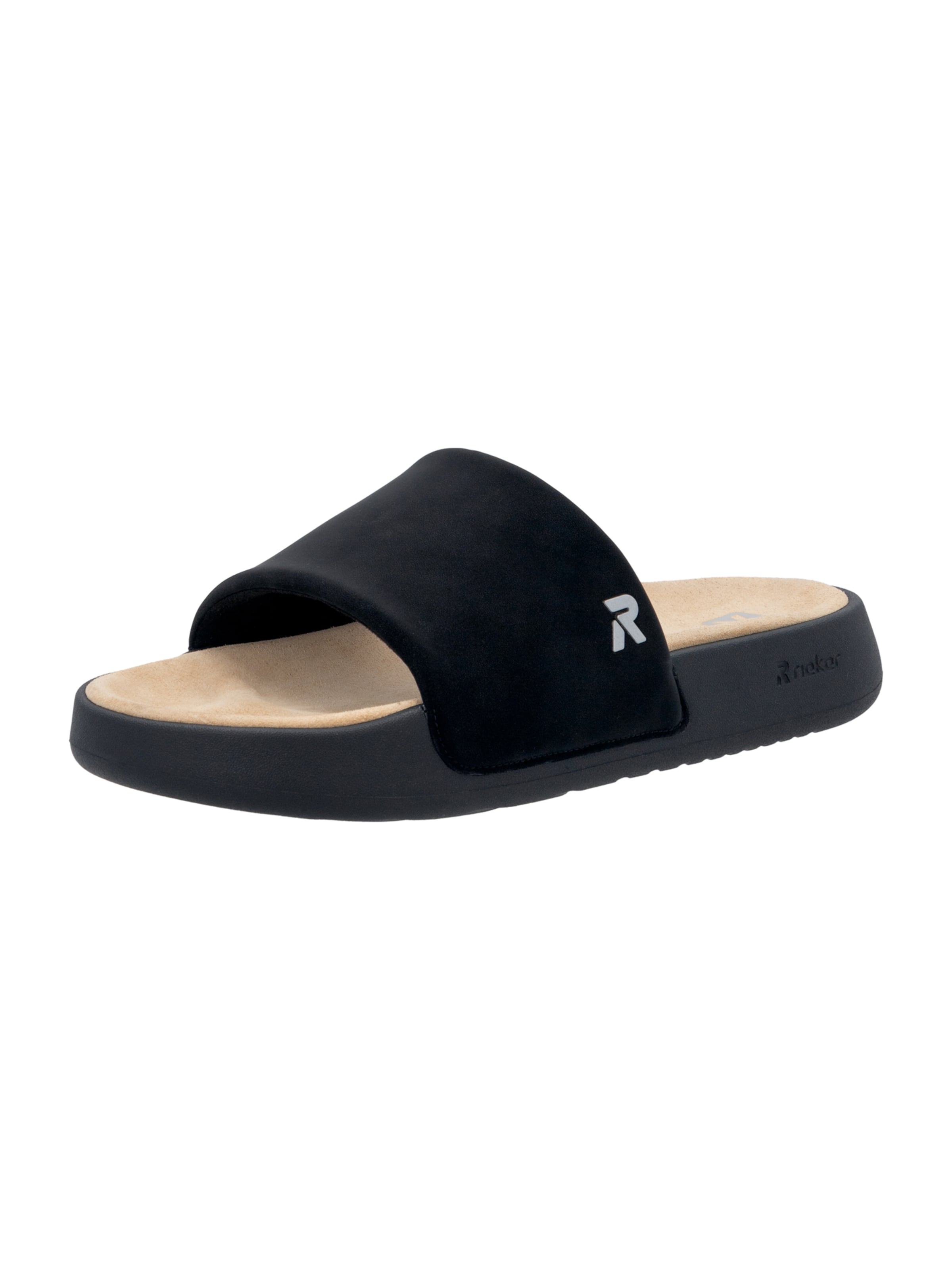 juoda Rieker Šlepetės: priekis