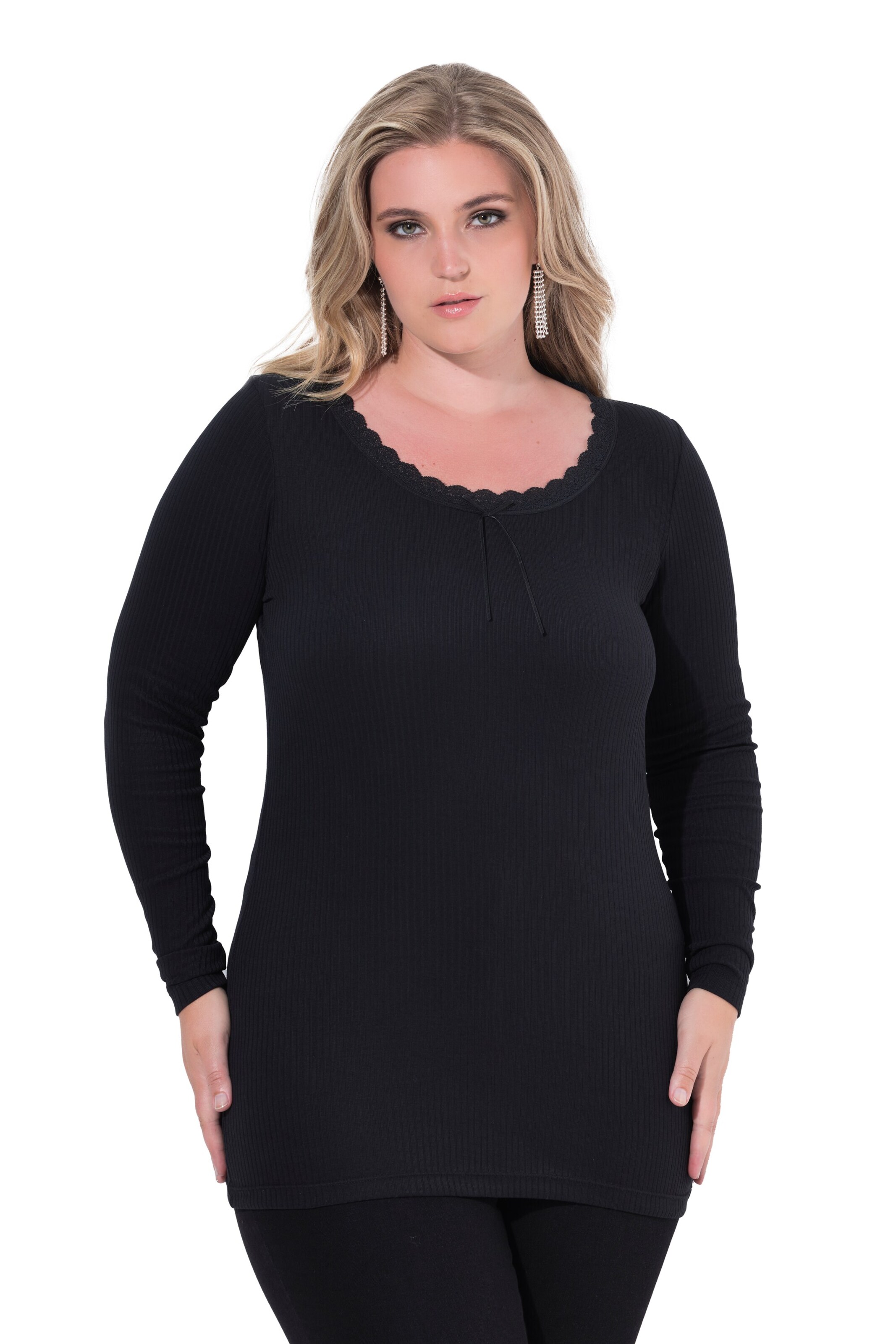 MIAMODA Shirt in Zwart: voorkant