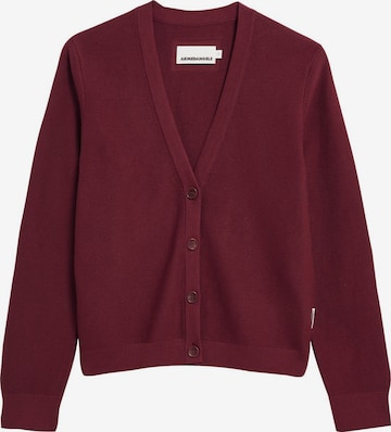 ARMEDANGELS Strickjacke 'Menaal' in Rot: Vorderseite