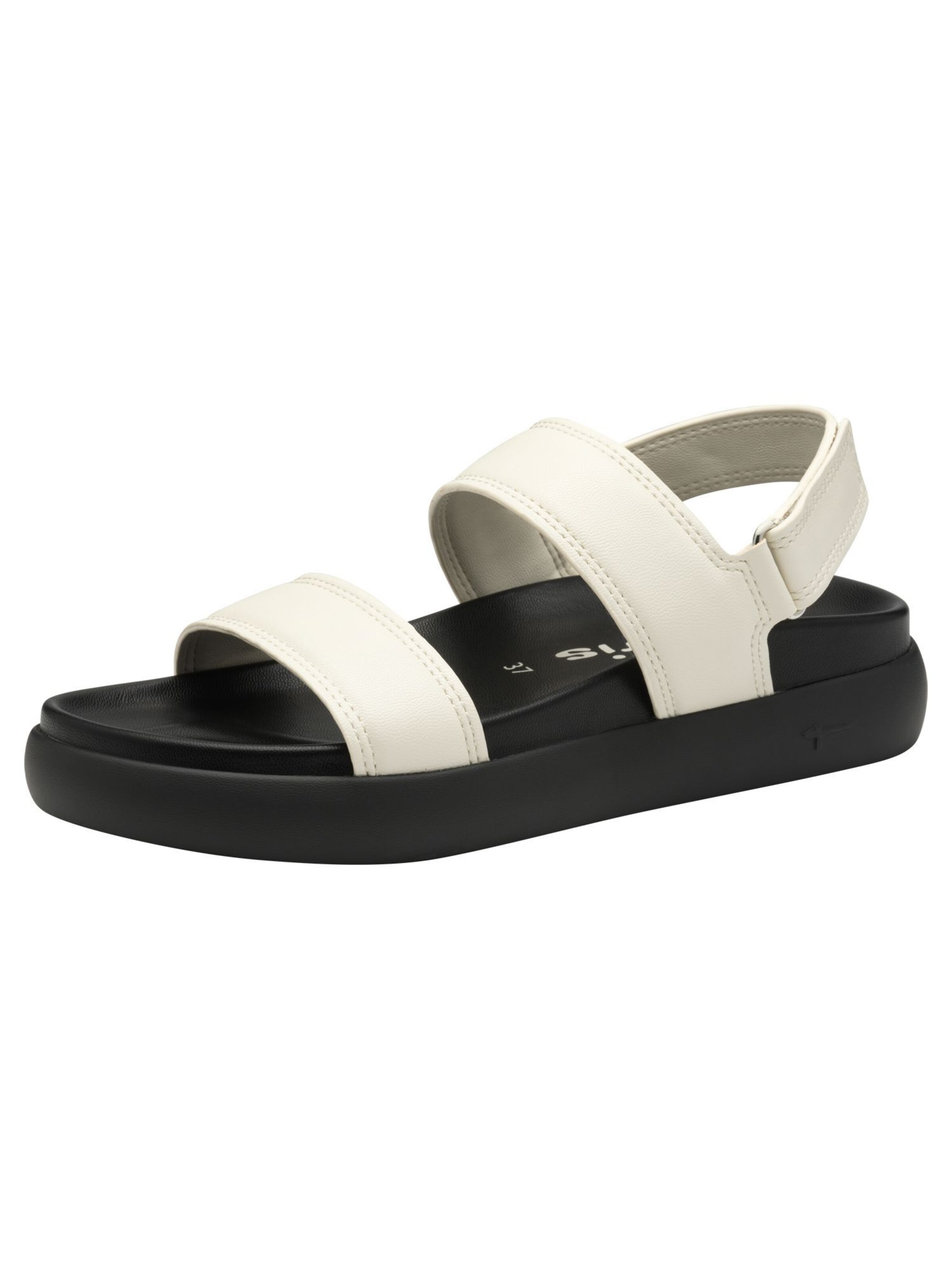 Sandales Tamaris en beige : devant