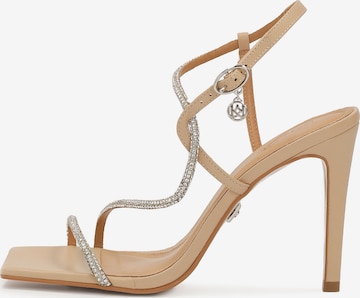Escarpins Kazar en beige : devant