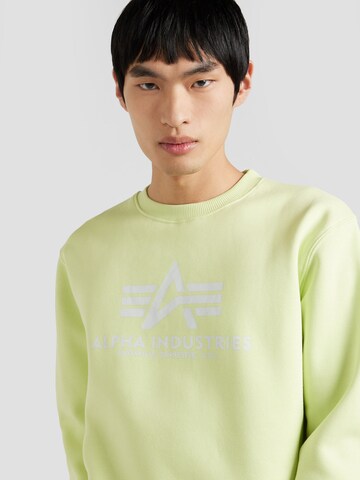 ALPHA INDUSTRIES Tréning póló - zöld
