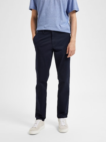 Slimfit Pantaloni '16087663' di SELECTED in blu