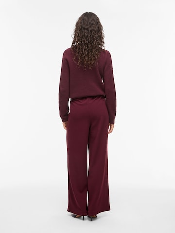 Wide Leg Pantalon à pince 'VIBenne' VILA en rouge