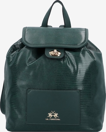 La Martina Backpack 'Consuelo City' in Green: front