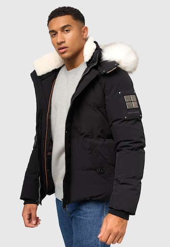 STONE HARBOUR Zimska jakna 'Halvaar' | črna barva