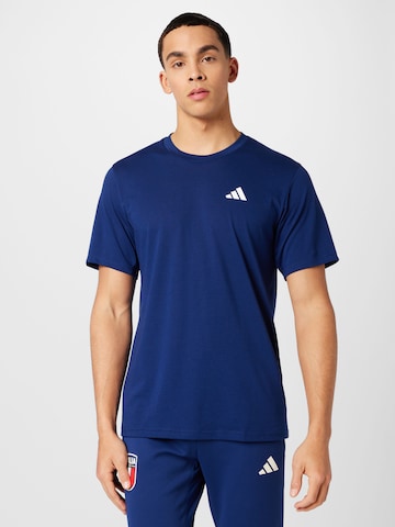 ADIDAS PERFORMANCE Funkcionalna majica 'Train Essentials Feelready ' | modra barva: sprednja stran