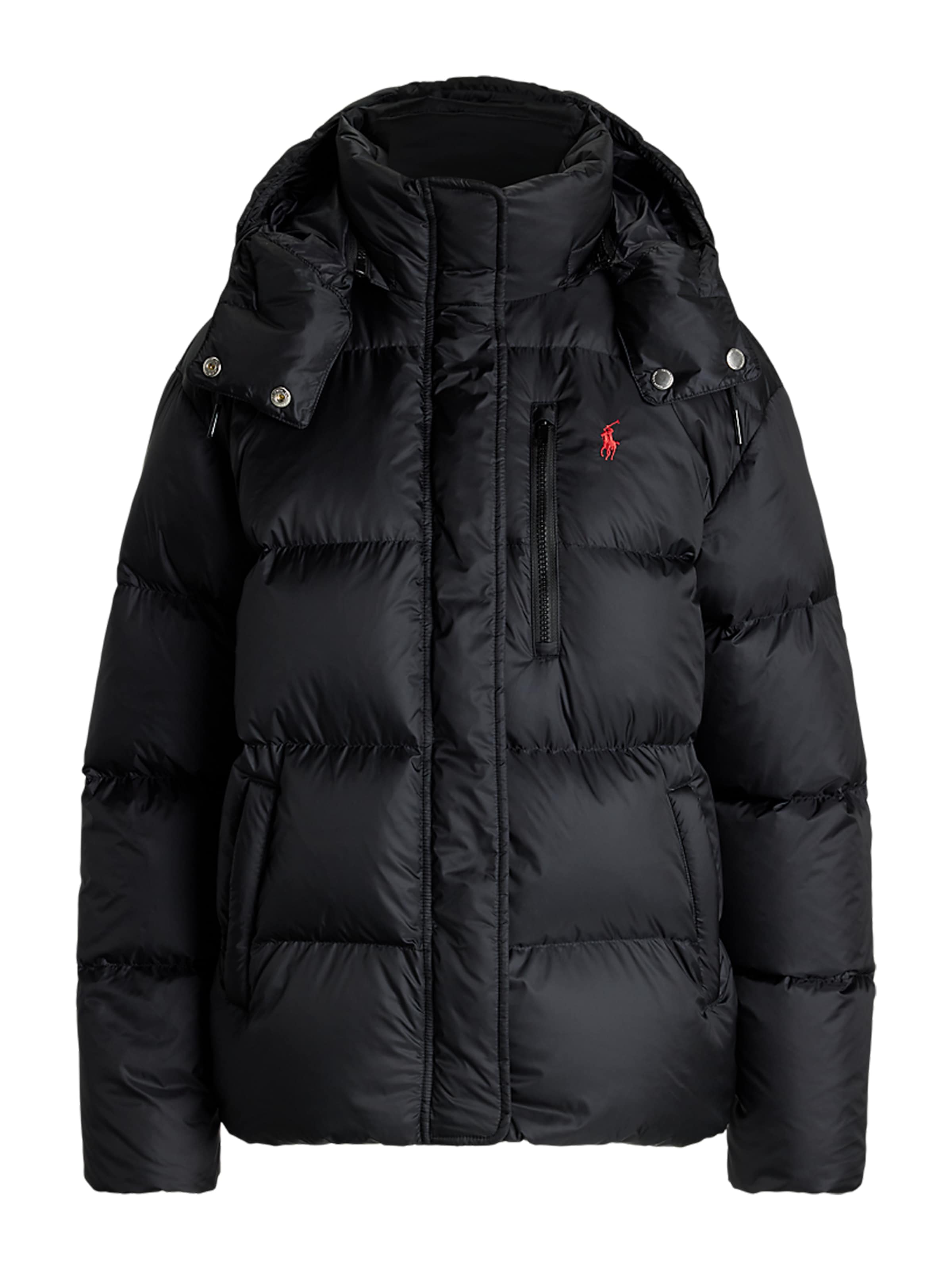 Polo Ralph Lauren Winterjas in Zwart: voorkant