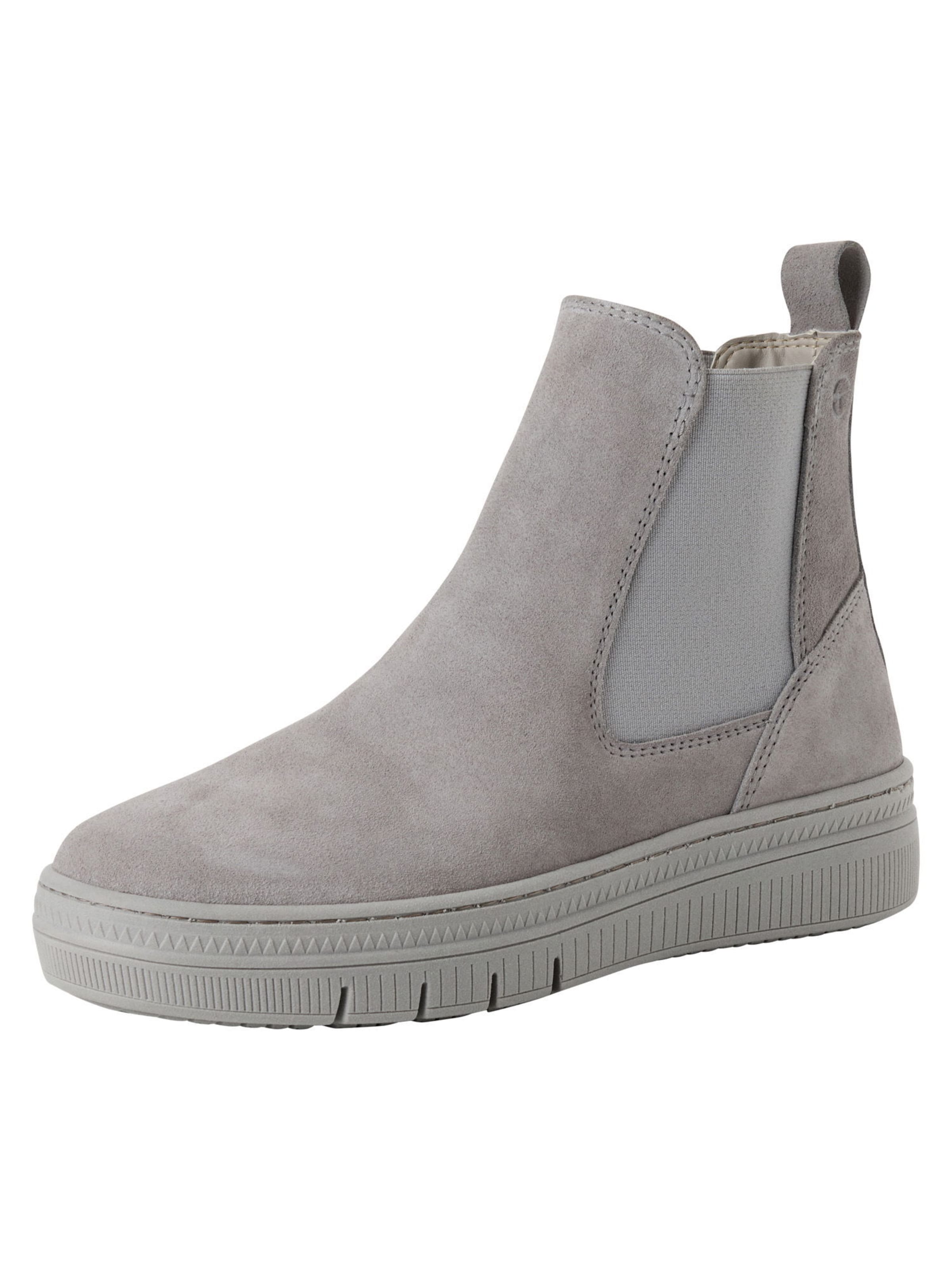Tamaris Chelsea boots in Grey: front