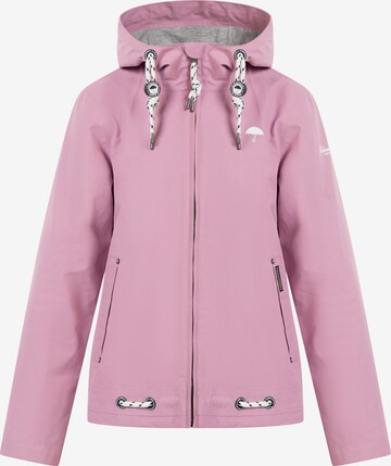 Veste fonctionnelle Schmuddelwedda en rose : devant