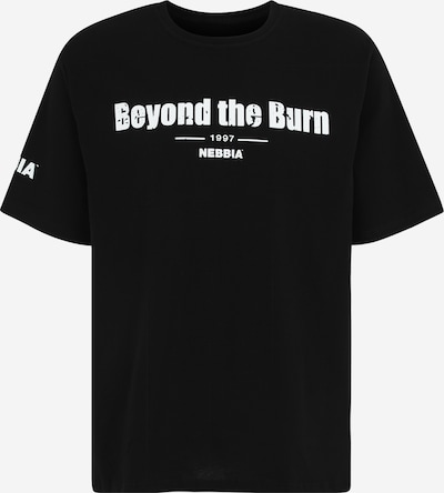 Sportiniai marškinėliai 'GRIND 356' iš NEBBIA, spalva – juoda / balta, Prekių apžvalga