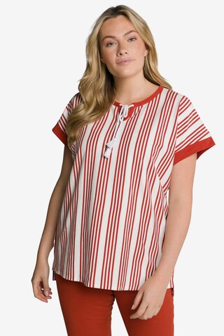 Ulla Popken Shirt '804315' in Rood: voorkant