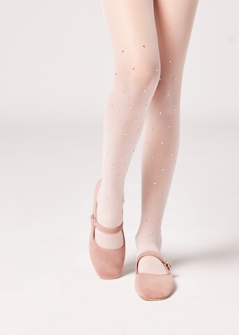 CALZEDONIA Tights in Pink