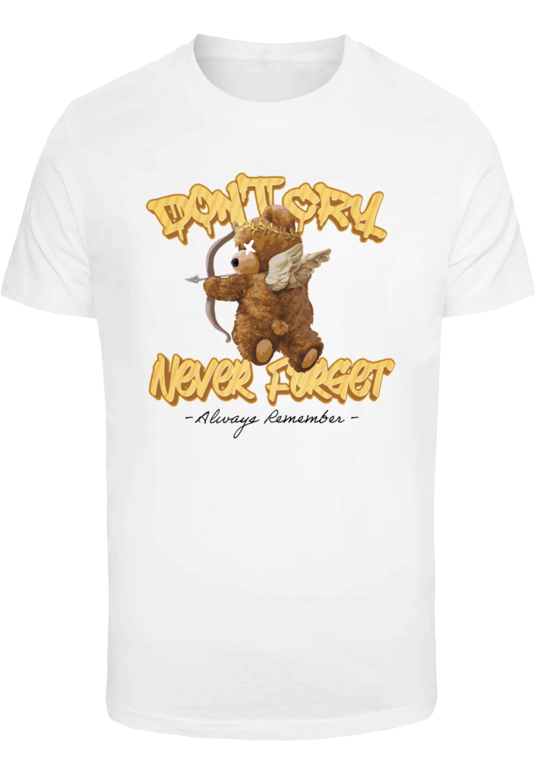 Mister Tee Shirt 'Don't cry never forget' in Mixed colours / White, Item view