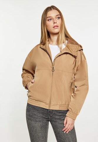 Veste fonctionnelle DreiMaster Maritim en beige : devant