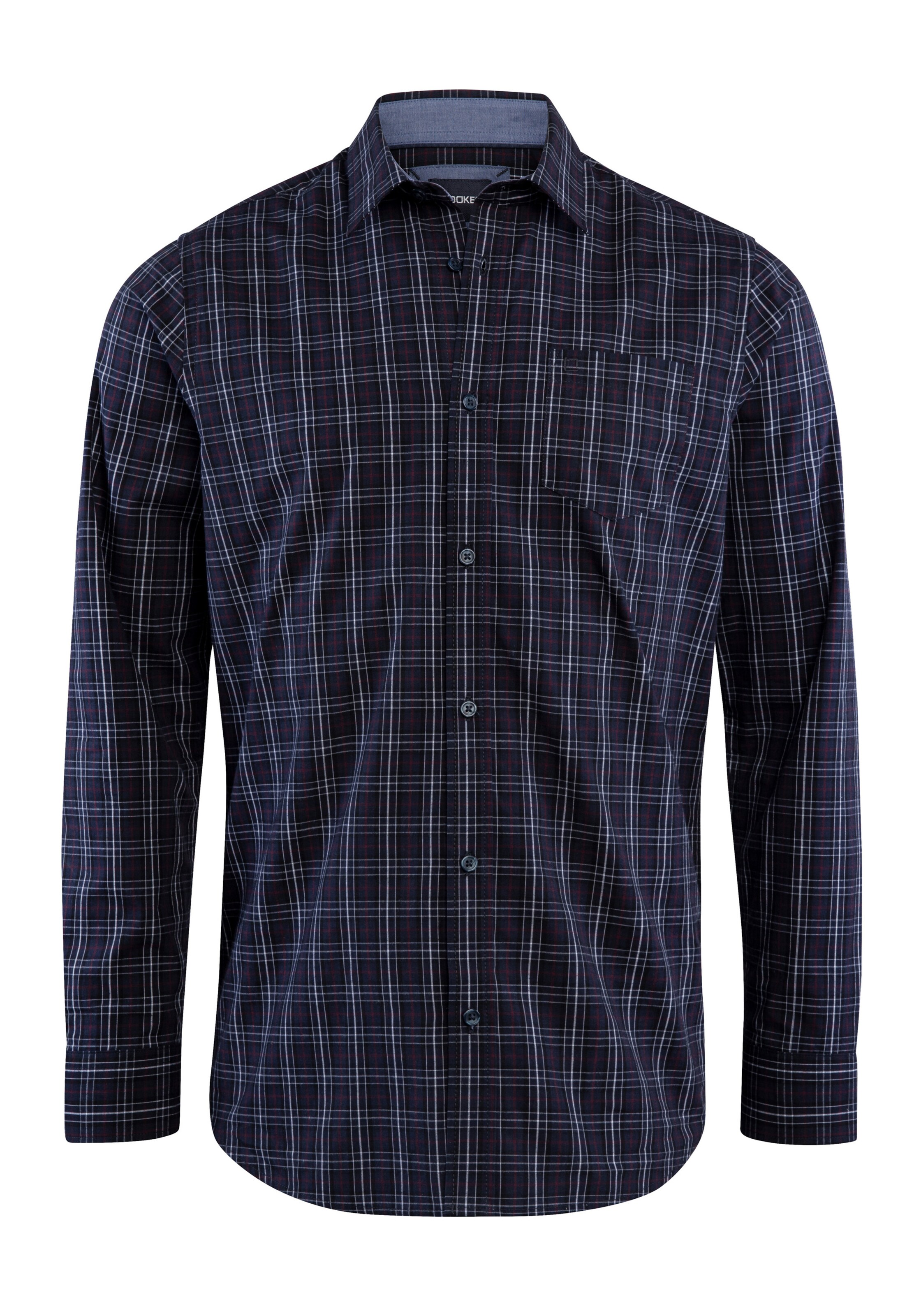 Stooker Men Regular fit Button Up Shirt 'HUGH' in Blue: front