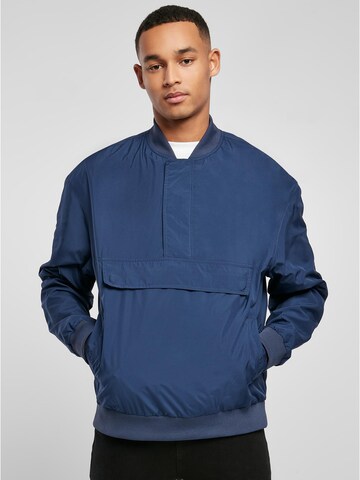 Urban Classics Between-season jacket in Blue: front