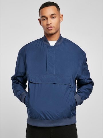 Urban Classics Between-season jacket in Blue: front