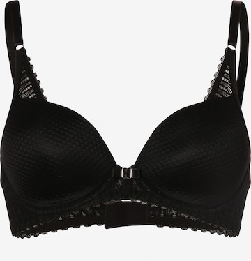 TRIUMPH Push-up Bra 'Aura' in Black: front