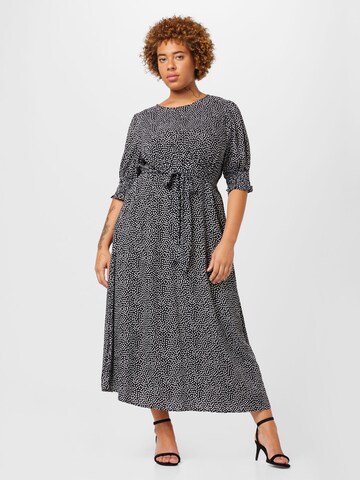 Dorothy Perkins Curve Рокля в черно: отпред