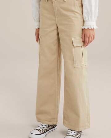 Regular Pantalon WE Fashion en beige